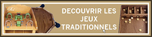 Jeux traditionnels Français Fabriqué en bois