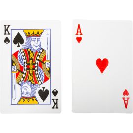 Jeu de cartes à jouer XL Géantes (21cm)