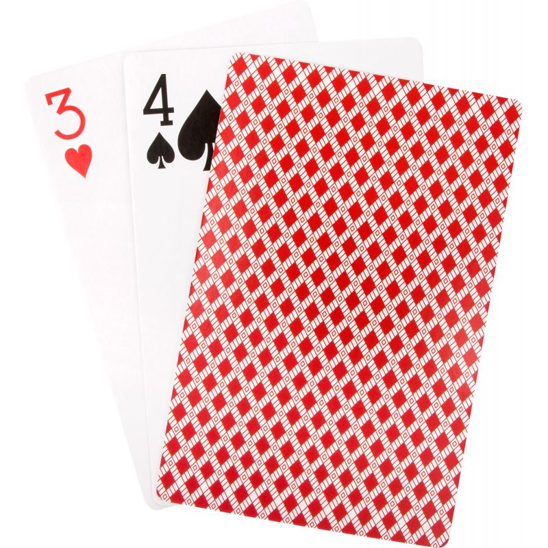 54 Cartes Etui Carton - Rouge - Jeux classiques - Jeux de cartes
