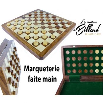 Jeu de dames en bois - Boutique Ping City.