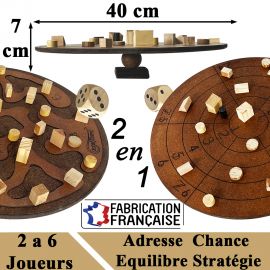 Equisland, le bomboléo familial 2 jeux en 1 - 2 à 6 joueurs