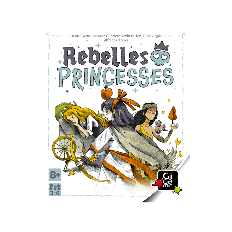 Rebelles Princesses - Jeu de Cartes Drôle et Stratégique pour 3 à 6 Joueurs