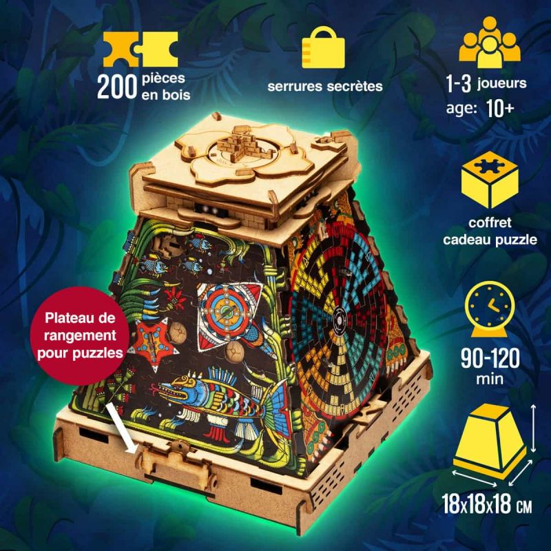 Cluepuzzle - L’escape game en bois qui défie votre logique