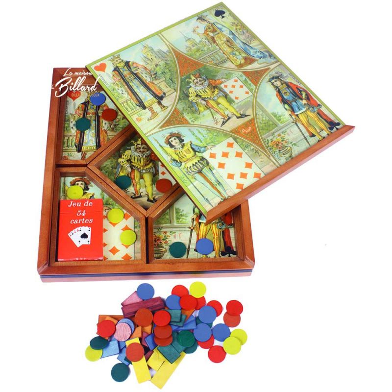 Pieces de jeu de nain jaune. Accessoires pour jeux traditionnels