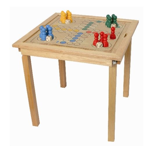 Table jeux en bois 3 en 1
