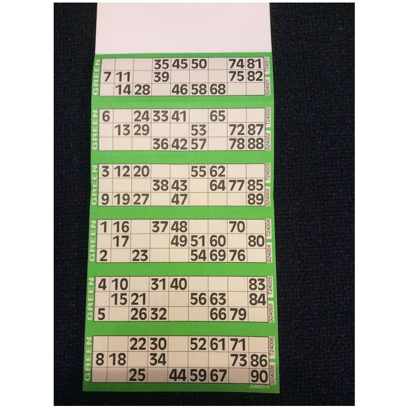 Carnet de 600 tickets pour jeu de loto