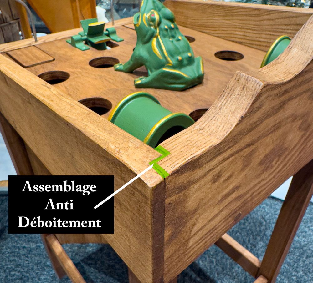 Assemblage cadre du jeu de grenouille