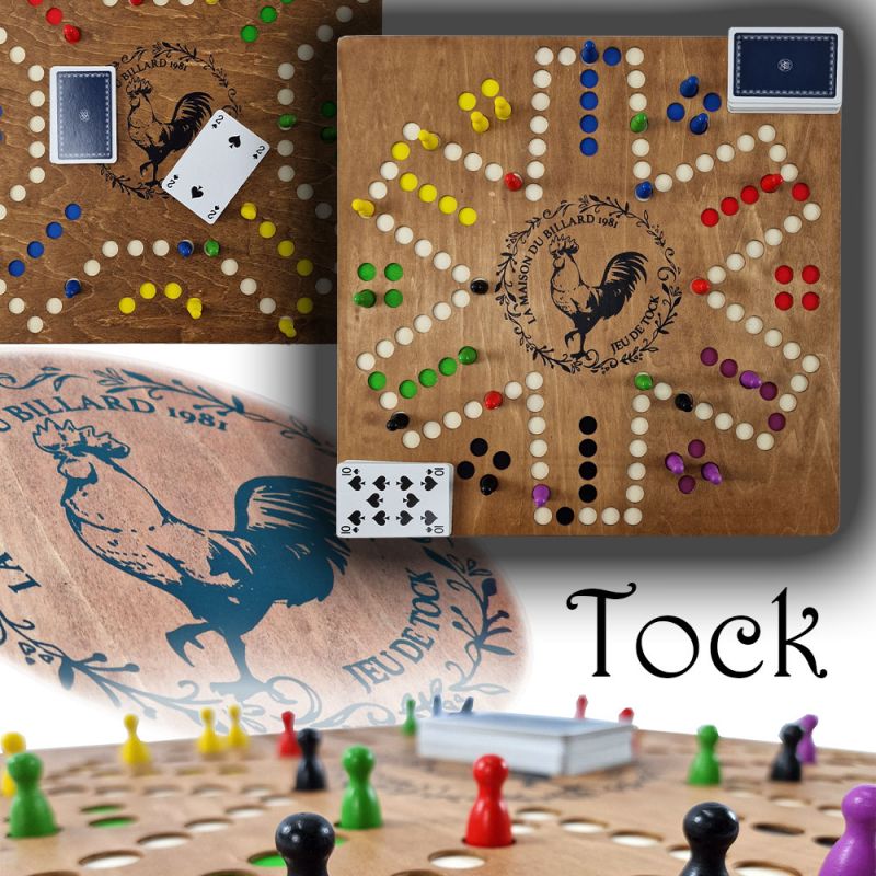 Tock Tock jeu pour 4 joueurs, puzzle passionnant jeu familial en